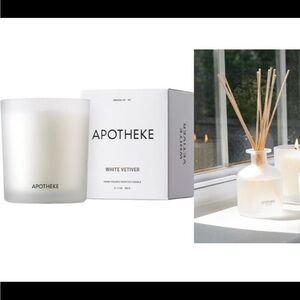 Apotheke New White  vetiver scented candle